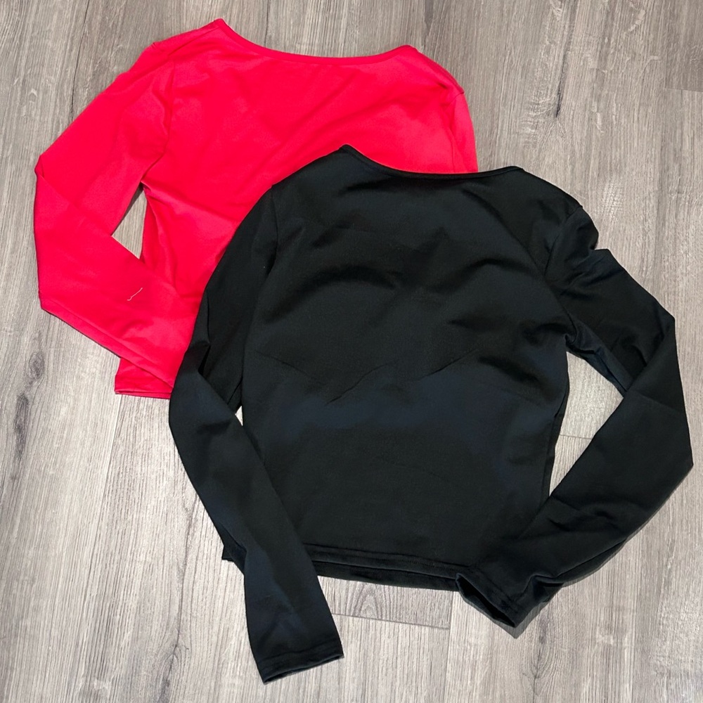 โฅ๐ฆ๐๐๐๐ก: Womenโs V-Neck Long Sleeve Tops - Picture 2 of 11